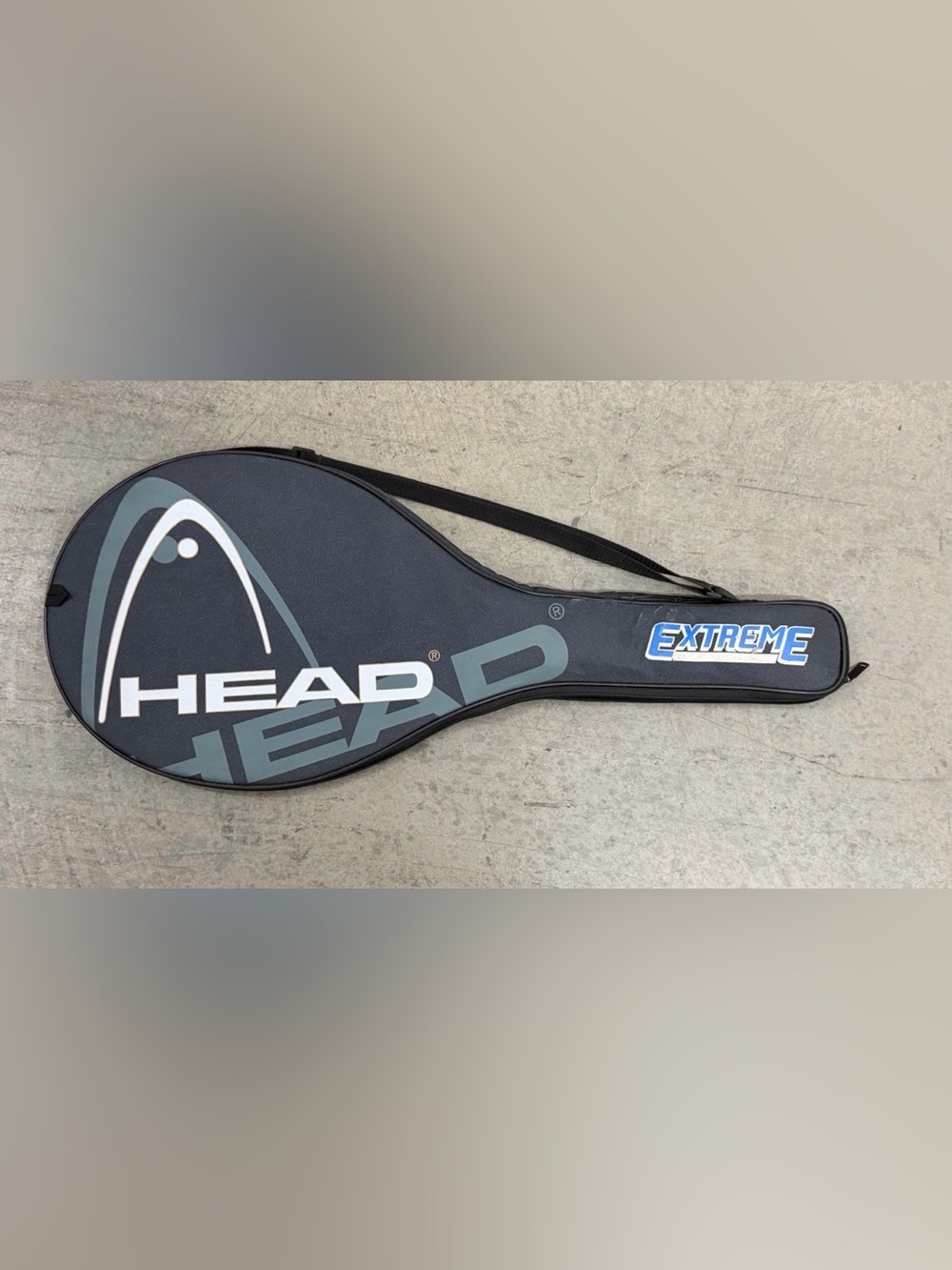 HEAD Extreme Tennis Racquet Cover Bag Black Grey Padded Single Case with Strap